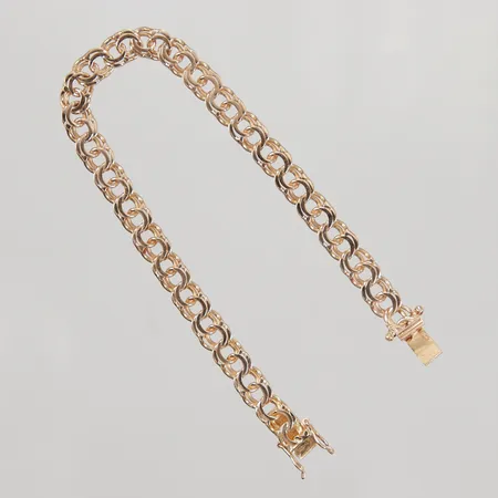 Armband Bismarck 18,5cm, bredd 7mm, 18K Vikt: 13,5 g