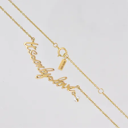 Collier It`s Only Love design Efva Attling längd 42-45cm 18K Vikt: 6,9 g