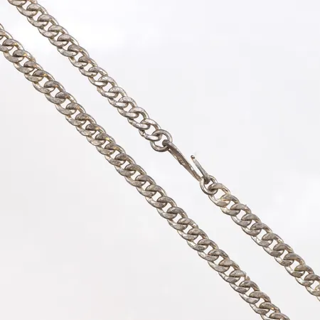 Kedja Pansar, längd:53cm, bredd:6,4mm, 925/1000 silver. Vikt: 43,9 g