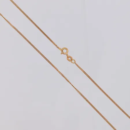 Kedja Pansar längd 40cm bredd 1,3mm ojämnheter på länk 18K Vikt: 3,1 g