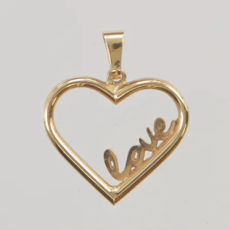 Hänge Love GHA 15x17mm 18K 0,6g.