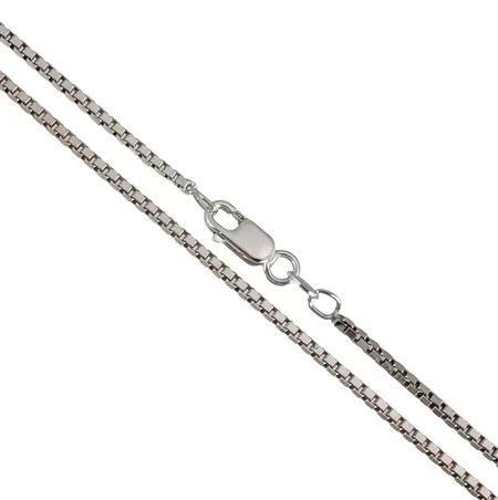 Halskedja Venezia Guldfynd längre modell silver 925/1000, längd 61 cm, bredd 1,7 mm Vikt: 10,1 g