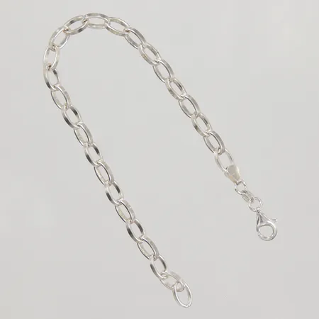 Armband rundad Ankar, 19cm, bredd 5mm, silver 925/1000 Vikt: 8 g