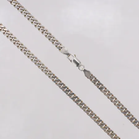 Kedja Pansar längd 50cm, bredd 5mm, GHA, silver 925/1000. Vikt: 29,7 g