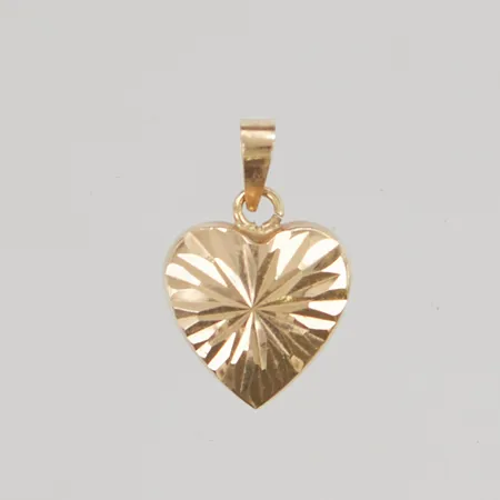 Hänge Hjärta 10x10mm 18K 0,4g Vikt: 0,4 g