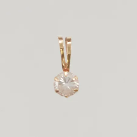 Hänge med sten 1,5cm 18K 0,5g.