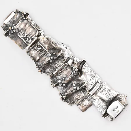 Armband design Teka längd 20cm bredd 23,5mm silver 925/1000 Vikt: 37,6 g