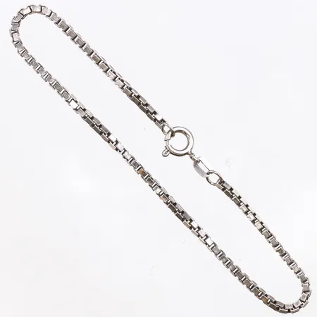 Armband Venezia, längd:19cm, bredd:2mm, 835/1000 silver. Vikt: 4,1 g