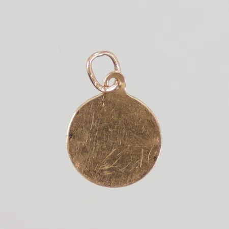 Hänge bricka, ca 12mm, repor, 18K Vikt: 0,3 g