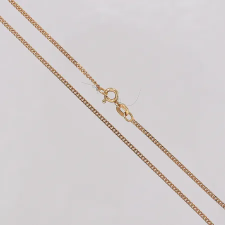 Kedja Pansar längd 38cm, bredd 1,6mm, Belestra. 18K  Vikt: 3,8 g