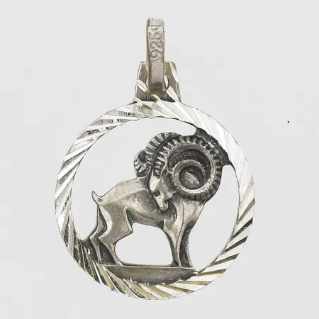 Hänge längd 21mm, bredd 14mm, silver 925/1000 Vikt: 1,2 g