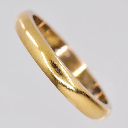 Ring stl:17¼ graverad 18K Vikt: 3,4 g
