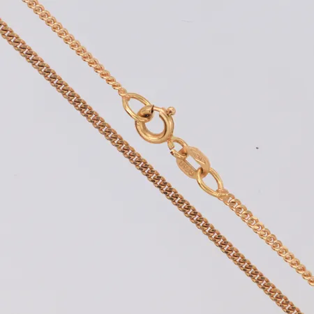 Kedja Pansar längd 42cm, bredd 2mm, 18K Vikt: 4,3 g