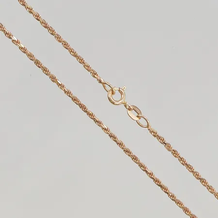 Kedja, 41cm bredd:1,6mm 18K 5,5g.