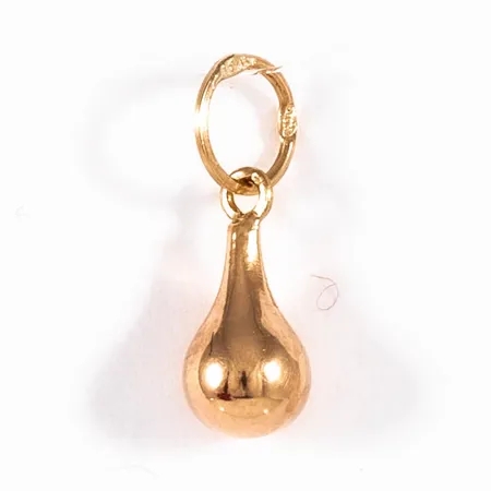 Hänge droppe bredd 5mm längd 14,5mm, 18K 0,2g. 