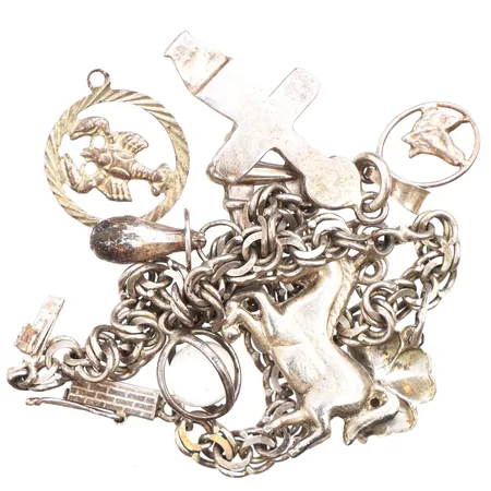 Diverse silversmycken, 835-925/1000 silver. Vikt: 18 g