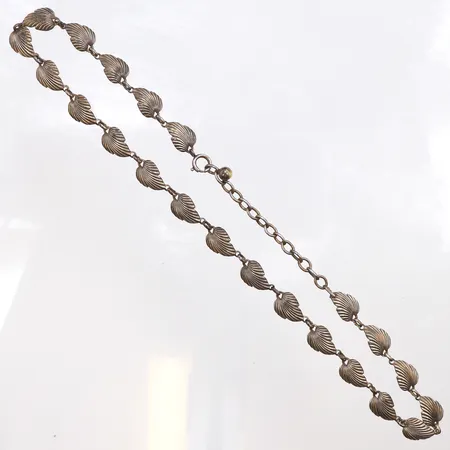 Collier, längd:41-47cm, 835/1000 silver. Vikt: 12,5 g