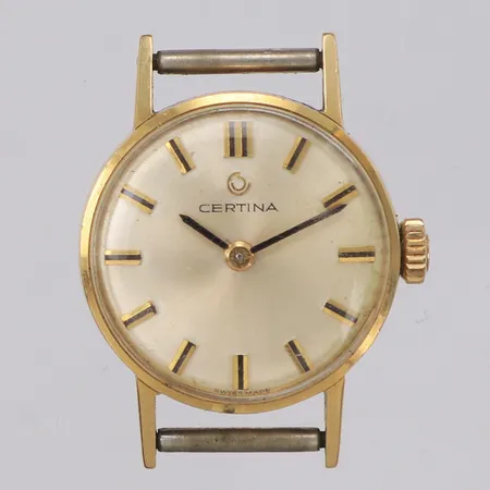 Damur Certina 14K manuell boett.nr 0809493/643458 saknar band, går ej 14K Vikt: 0 g