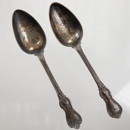 2 Bordsskedar 19cm modell Olga silver 830/1000 Vikt: 106,9 g