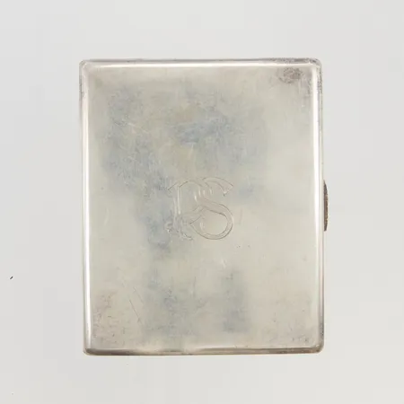 Cigarettetui graverad 8x10cm, Silver S830/1000 134,9g Vikt: 134,9 g