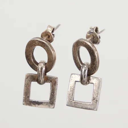 Örhängen längd 26mm, bredd 12mm, GFAB, silver 925/1000 Vikt: 6,8 g