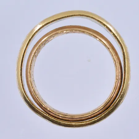 Ringar, 23K. Vikt: 14,6 g