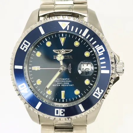 Herrur Invicta automatic professionel Ø47mm, open back, omkrets handled 19cm. # 35721