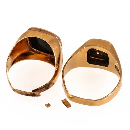 Diverse defekt guld 18K 7,7g. 
