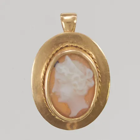 Hänge Camé 16x20mm 18K 3,1g.