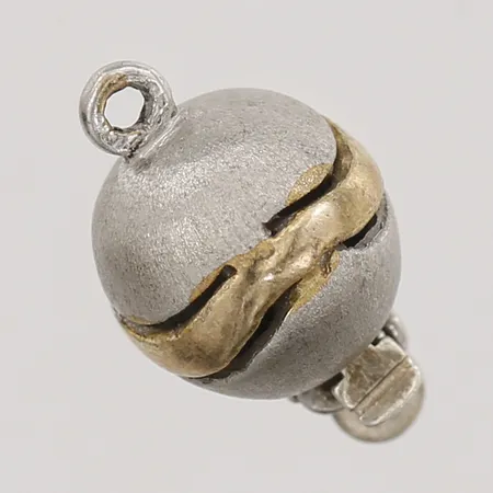Lås till pärlcollier Ø7mm, silver 925/1000 Vikt: 1 g
