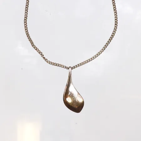 Kedja Pansar med hänge, längd:45cm, 925/1000 silver. Vikt: 7,8 g