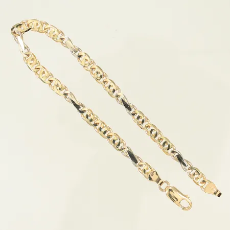 Armlänk längd 18cm bredd 4,3mm, 14K 7,2g 