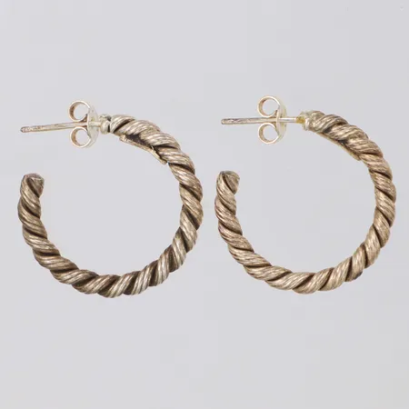 Ett par örhängen, längd 24mm 925/1000 silver Vikt: 5,4 g