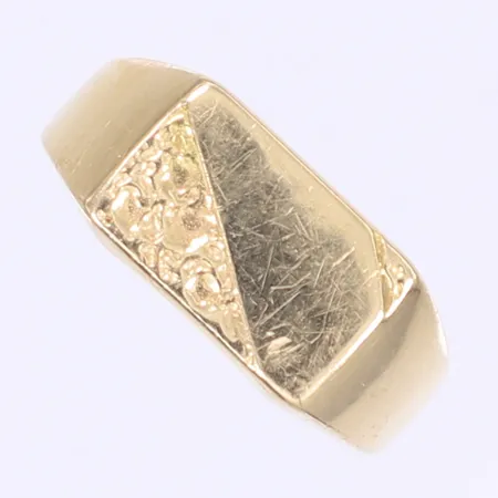 Klackring stl 20 bredd 2,5-9mm ojämn skena 18K Vikt: 3,4 g