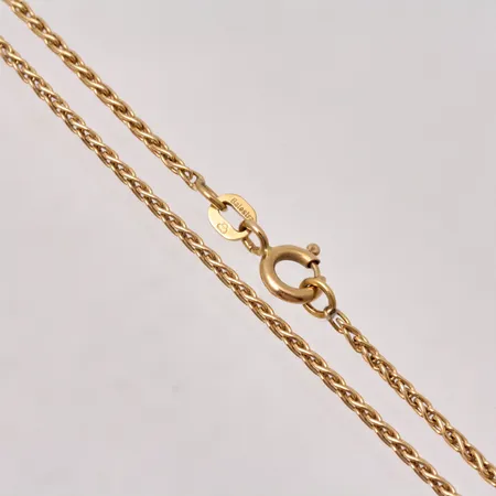 Kedja 42cm Spiga, bredd 1,5mm, Balestra, 18K, 5,12g.