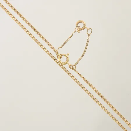 Kedja Pansar längd 60cm bredd 1,6mm säkerhetskedja 18K Vikt: 6,3 g