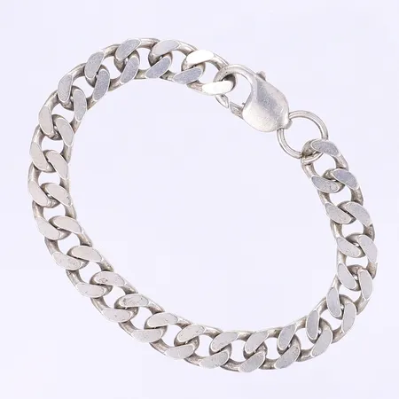 Armband Pansar längd 19cm bredd 8mm silver 925/1000 Vikt: 27,4 g