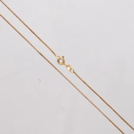 Kedja Venezia längd 39cm, ojämnheter, 18K Vikt: 2,4 g