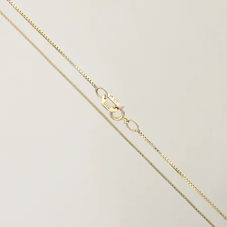 Kedja Venezia längd 52,5cm bredd 0,7mm, ojämnheter 14K Vikt: 1,8 g