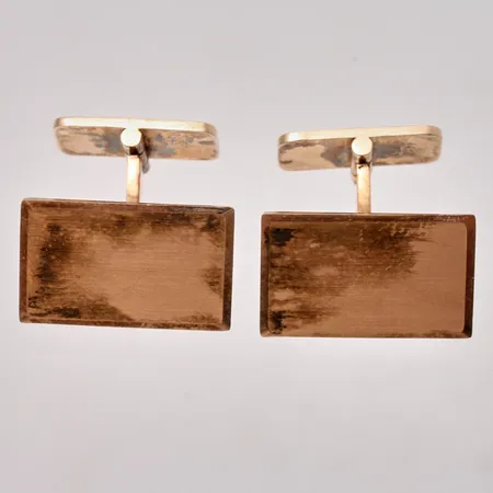 Manschettknappar, mått 12,6x20,6mm, förgyllt silver 830/1000, 11,77g.