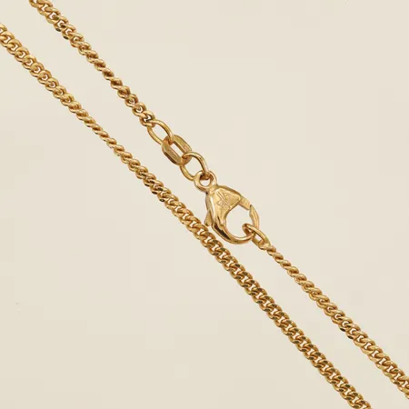 Kedja Pansar 45cm bredd 2,1mm 18K Vikt: 8,8 g