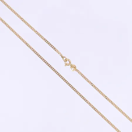Halskedja GFAB pansarlänk längd 43cm bredd 2mm 18K Vikt: 4,8 g