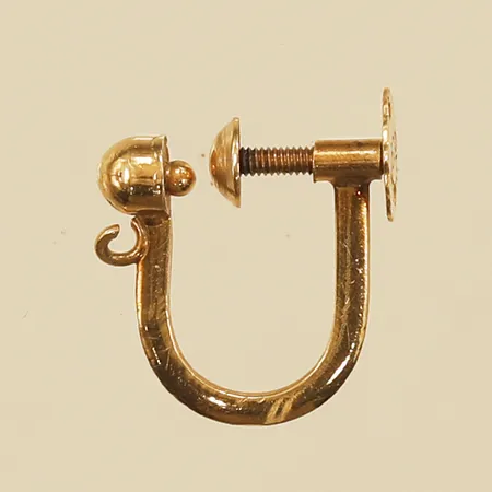 Ett udda örhänge 12mm 18K Vikt: 0,6 g