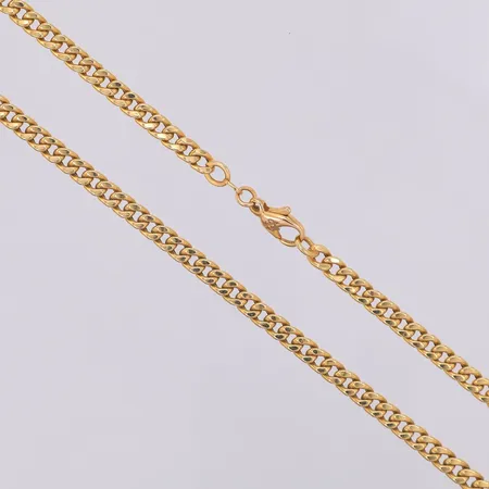 Kedja Pansar ihålig 51,5cm bredd 4,2mm, 18K Vikt: 14,6 g