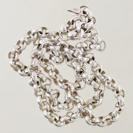 Collier Ärtlänk längd 40,5cm bredd 5,2mm saknar lås silver 925/1000 Vikt: 25,1 g