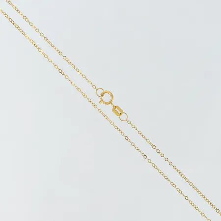Kedja ankar längd 38,5cm bredd 1,2mm 18K. Vikt: 0,6 g