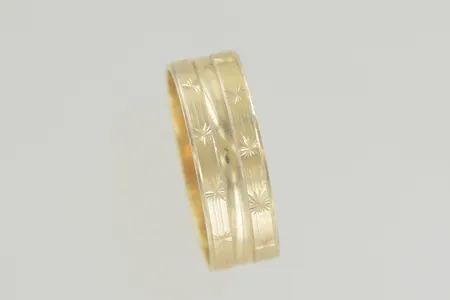 Ring stl:20½ bredd 7 mm 21K Vikt: 3,8 g