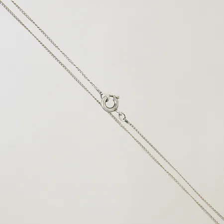 Kedja Pansar längd 50cm bredd 0,9mm, ojämnheter silver 830/1000 Vikt: 1,4 g