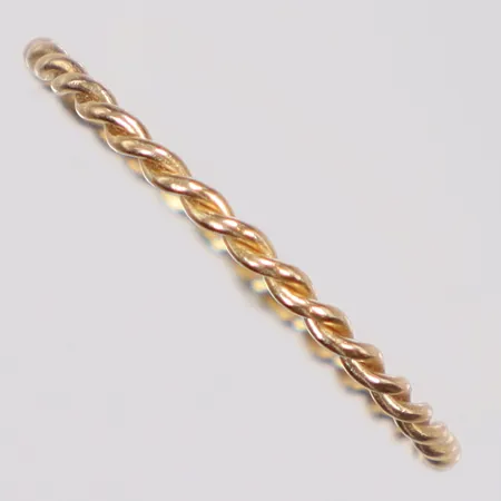 Ring flätad stl 16¾ bredd 1,2mm, 18K 0,5g Vikt: 0,5 g