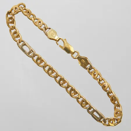 Armband längd: 21,1mm bredd: 5,7-6mm, italienska stämplar, 18K Vikt: 9,3 g